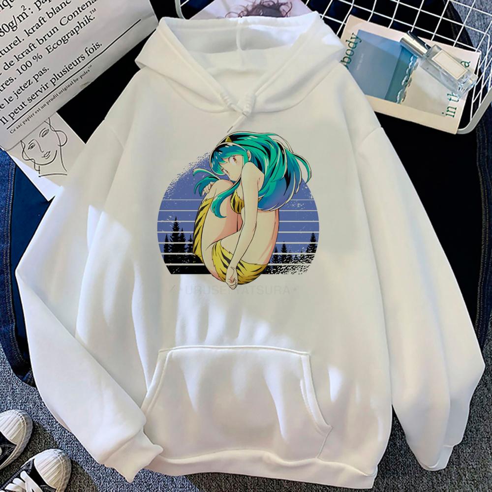 Urusei Yatsura hoodies women sweat y2k streetwear sweatshirts hoddies women 90s sweater