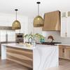 Rattan Pendant Light 13.77 Rustic Hand-Woven Wicker Hanging Light 1-Light Water Plants Rattan Chandelier for Dining Living Bedr