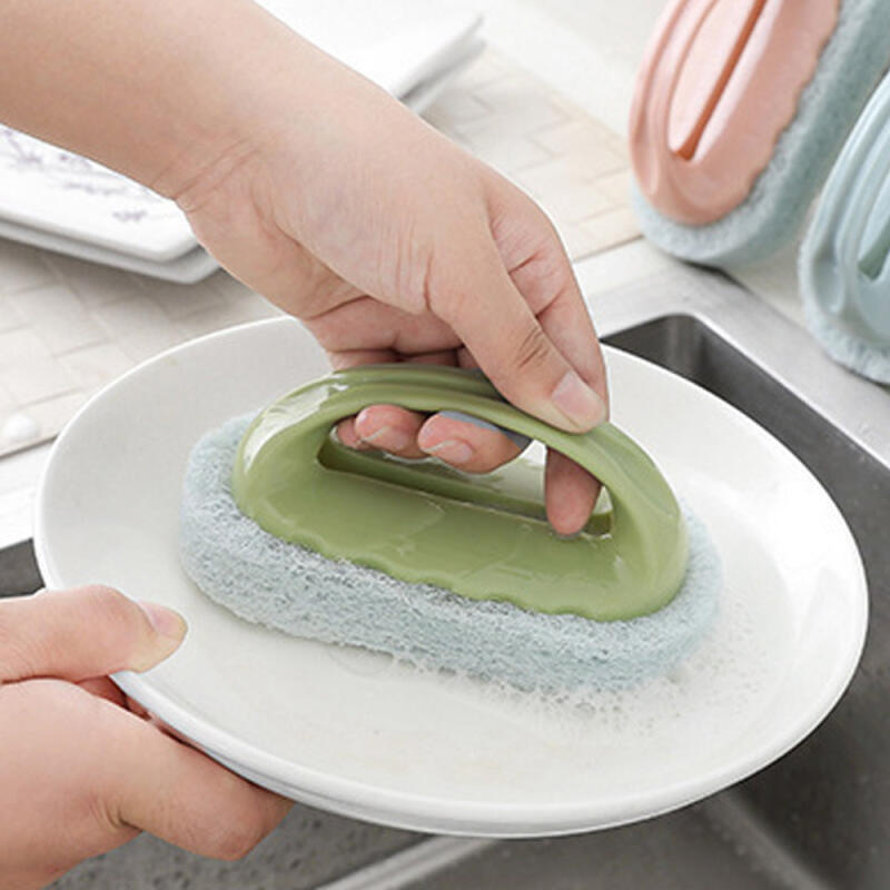 Handle scrubber/sponge