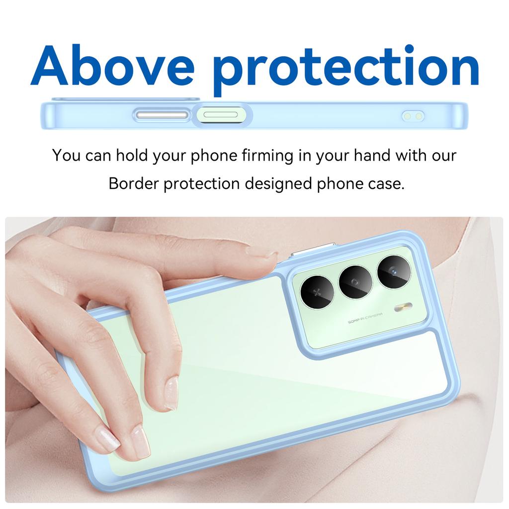 For Realme V70 5G/V70s 5G/14x 5G Case TPU + Acrylic Protective Clear Phone Cover
