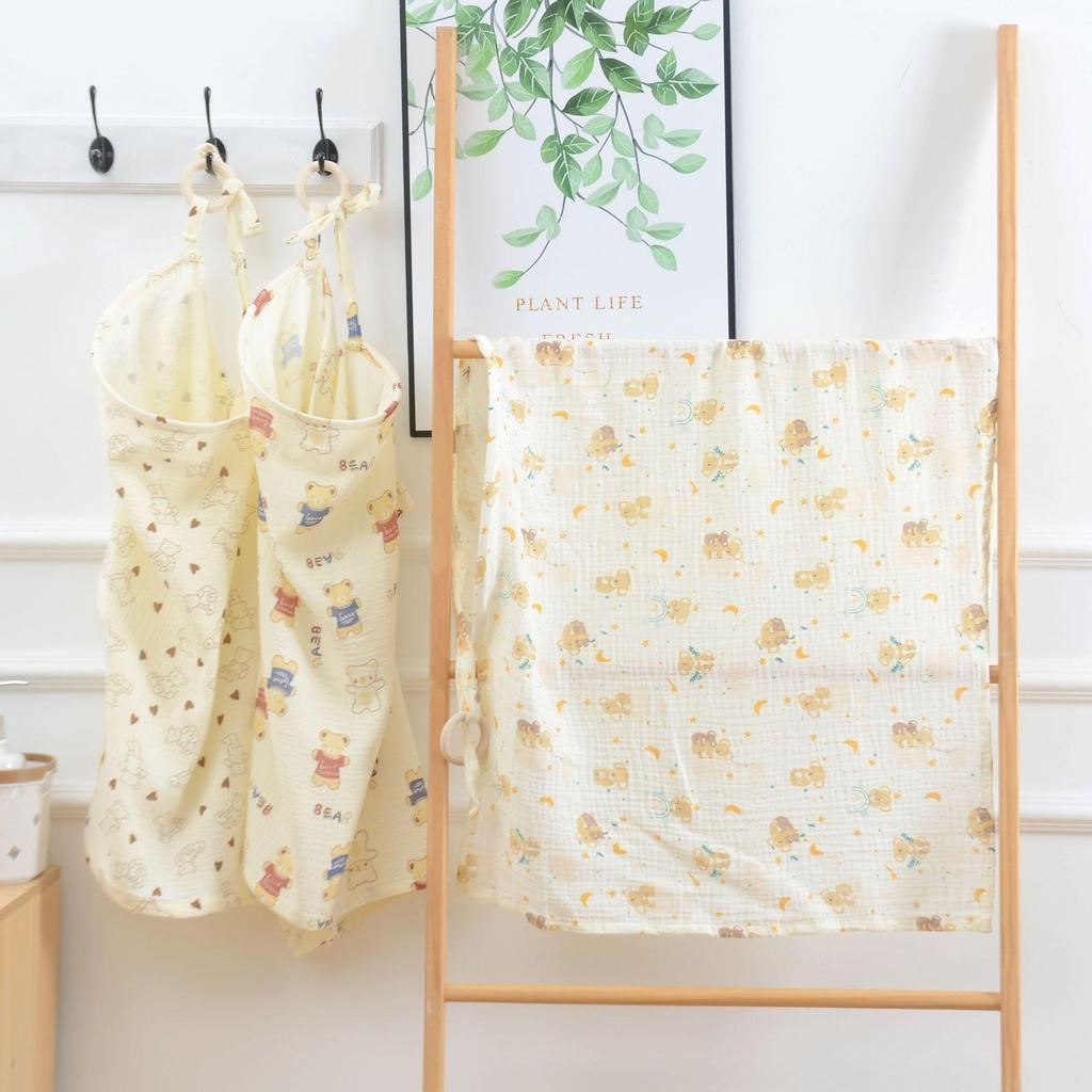 Breathable Cotton Nursing Cover - Anti-Exposure Modesty Cloth Set for Breastfeeding Moms