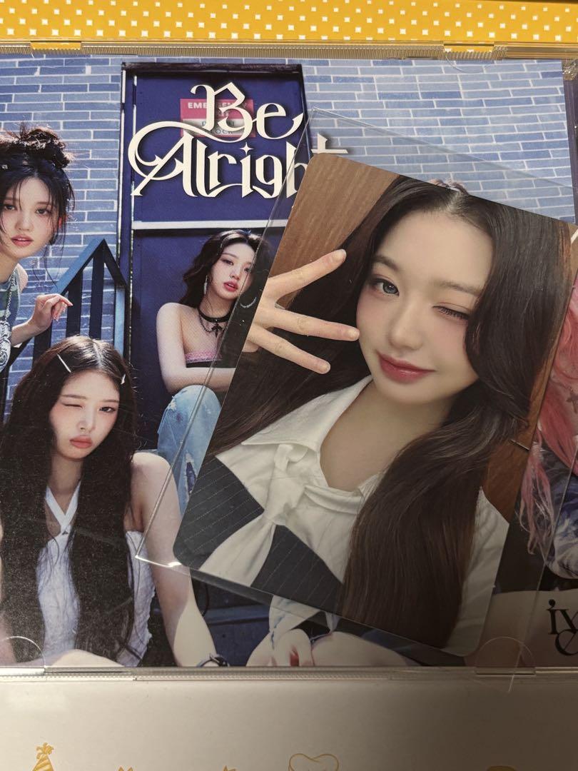 

[Б/У] IVE Be Alright Торговая карточка Вонён