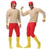 Halloween Costume With Polyester Fabric Funny Muscle Suit For Party Dress Up