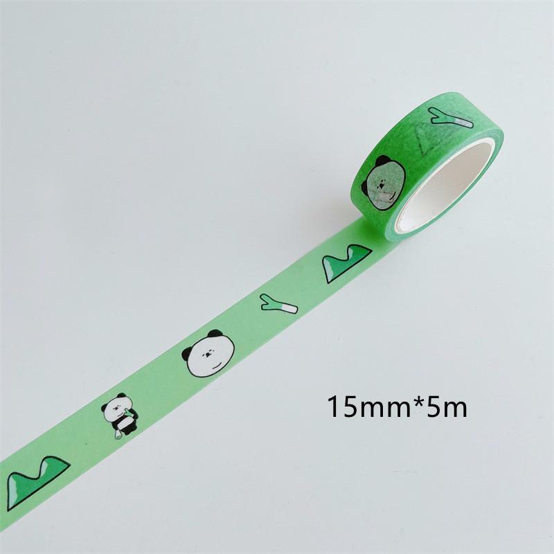 Beautiful Wash Tape Flower Plant Japanese Masking Adhesive Tape Decors Scrap Booking Sticker Label