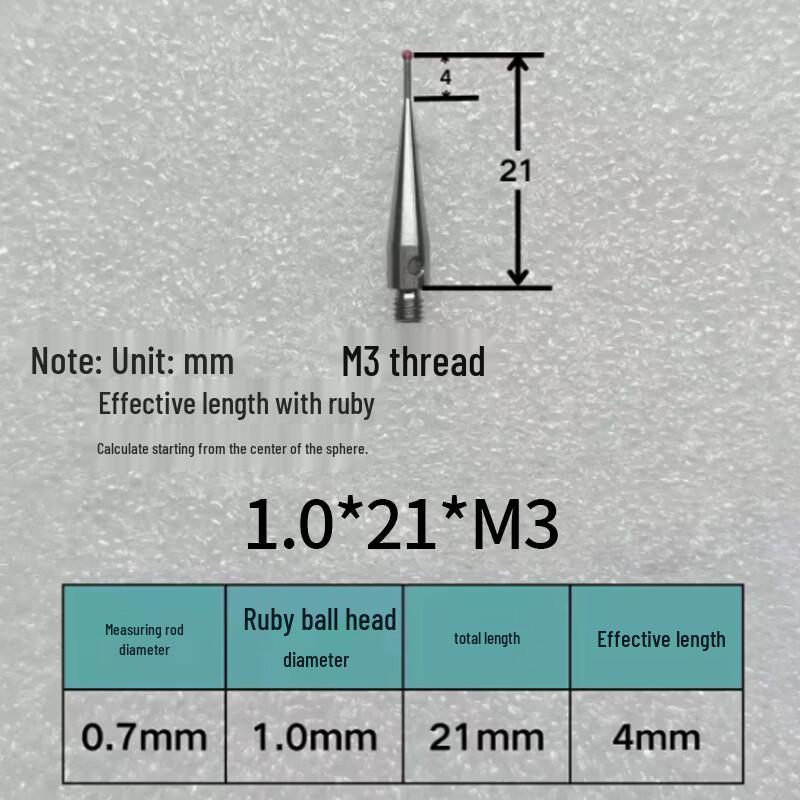 Ruby CMM Stylus Probe