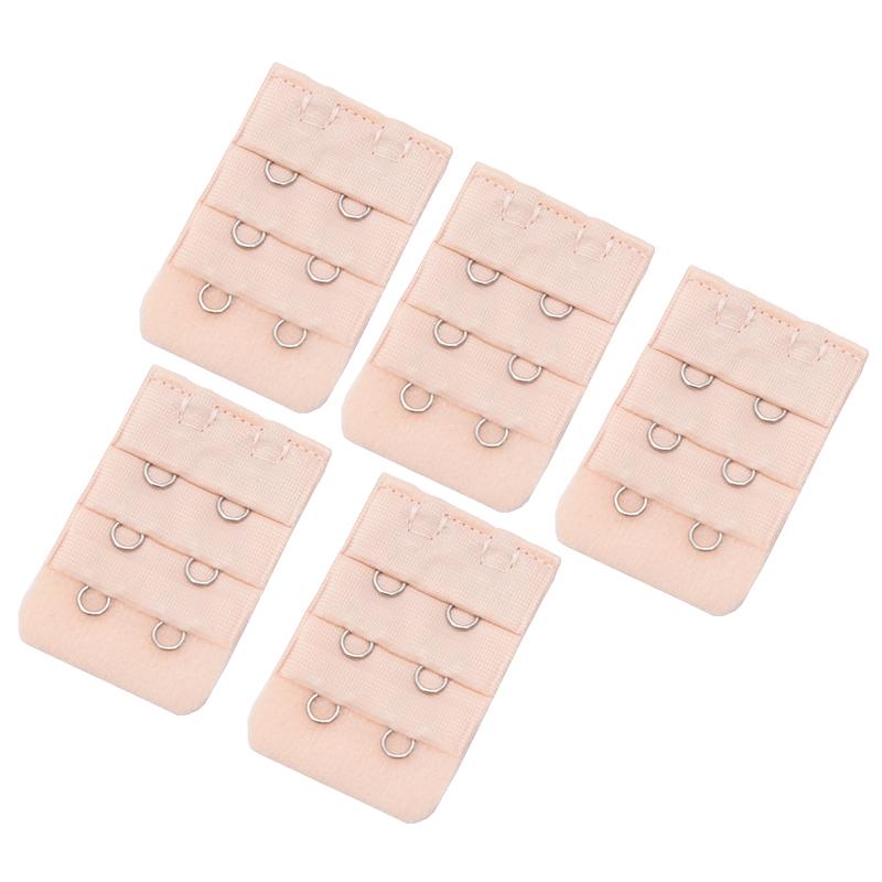 5Pcs Bra Extender Strap Extension 2 Hooks 3 Rows Women Intimates Adjustable Bra Hook Extenders Womens Handmade DIY Accessoires