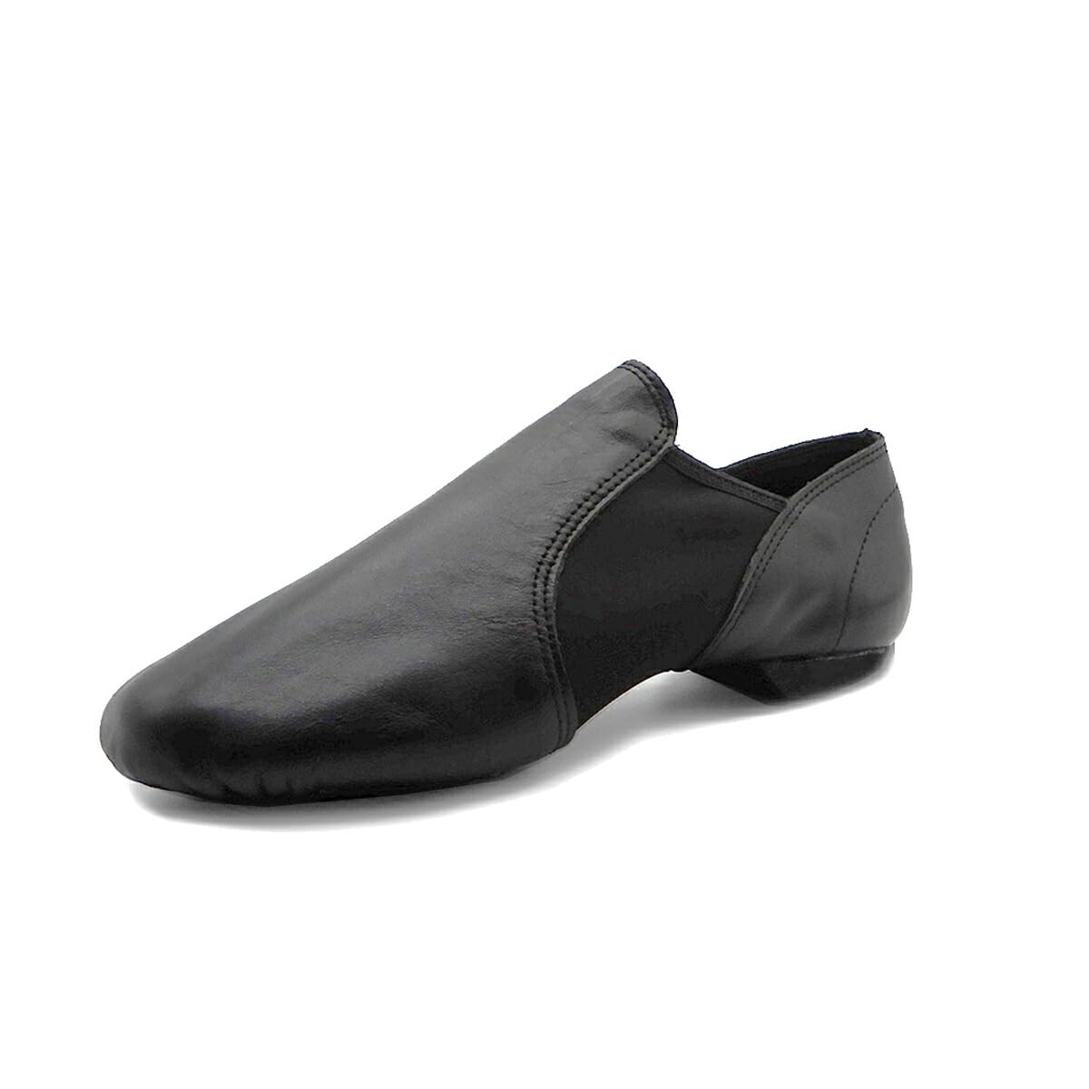 

ZUM ZEJ25-S Slip-On Jazz Shoes with Genuine Leather Suede and EVA Rubber Soles, Black, Size 24.5cm
