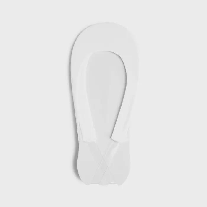 Seamless transparent strap fake socks