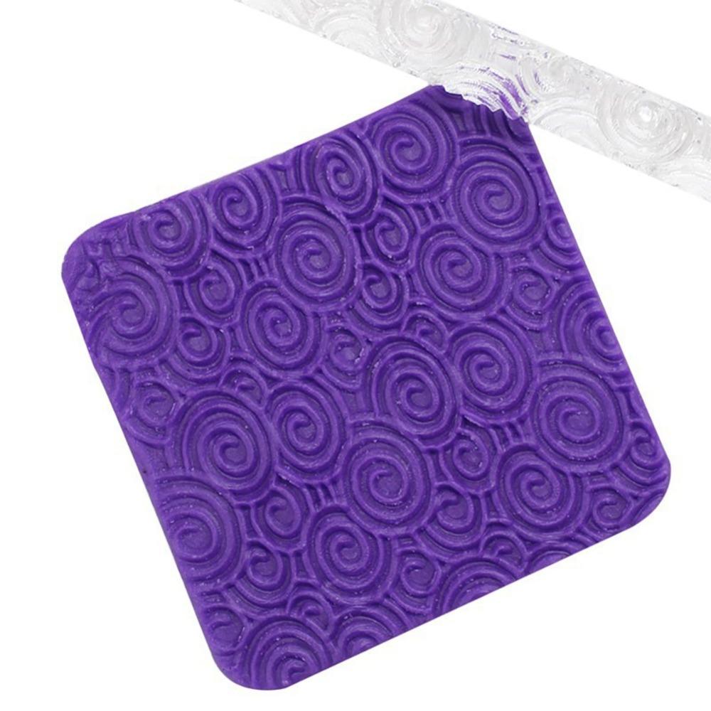 Acrylic Fondant Rolling Pin Non Stick Engraving Rolling Pin Fondant Decorating