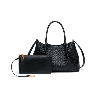Hand-held Women's Bag, Hand-woven Bag, Large-capacity Mother and Child Tote Bag, Fashionable Single-shoulder Crossbody Bag