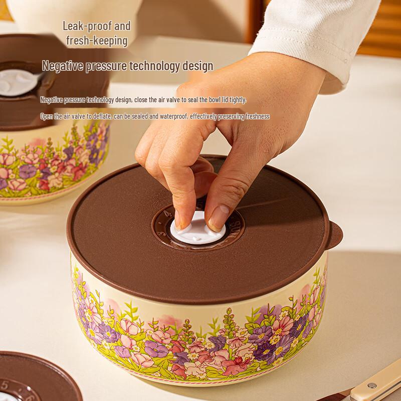 Ceramic Food Storage Bowl Set (3-Piece)