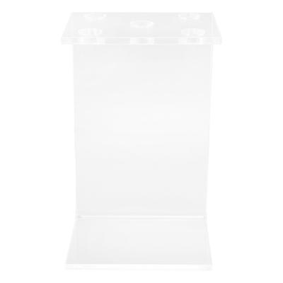 Schere Halter Rack Acryl 5 Löcher Klar Multifunktional Salon Scherenhalter Desktop Organizer