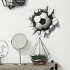 1pc Football Wall Sticker, Removable Waterproof PVC Decal for Walls,Doors,Cabinets,and Window Decorations,living room decoration