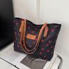 Sweet Cherry Print Shoulder Bag Large Capacity Trendy Women'S Handbag Tote Underarm Bag  Travel Storage Bag Birthday Gift
