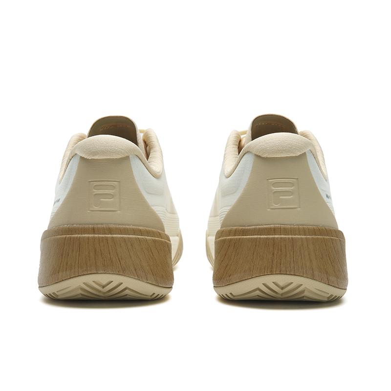 Fila Cushioning Abrasion Resistant Breathable Coverage Lightweight Low Top Tennis Shoes Women's Antique White A12W621503FAW