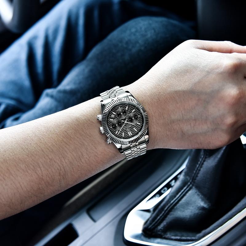 BENYAR Top Brand Luxury Fashion Divers Watches Men Waterproof Date Watch Business Watch Men Quartz Wristwatch Relogio Masculino