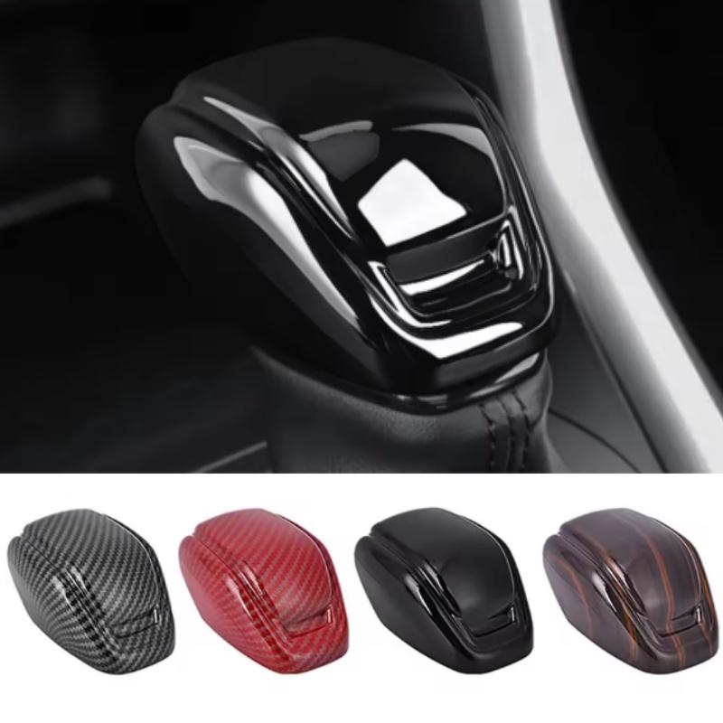 Car Gear Shift Knob Gear Head Cover Trim Accessories For Toyota RAV4 2020 - 2025 Highlander Crown Kluger Venza Camry