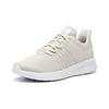Anta Running Series Fabric Synthetic Leather Breathable Lightweight Low-Top Running Shoes Men Sneakers Gray White 91915586-1