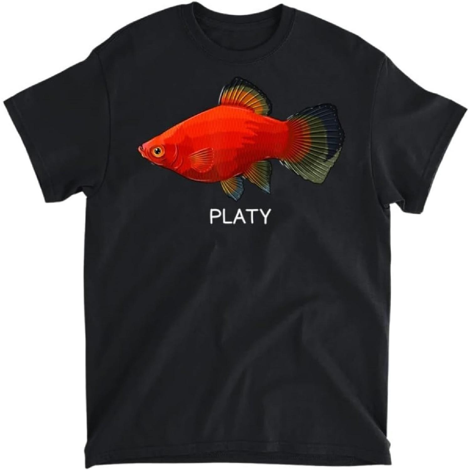 

Platies Freshwater Aquarium Fish T-Shirt, Tank Top, Long Sleeve Shirt, Sweatshirt, Hoodie Men Women Kids Made in Canada XXXXXL різнокольоровий