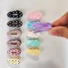 6pc Cute European and American Colorful Dot Hairpin Hair Side Clips for Women Girls Children Gift Korean Hair Accessories