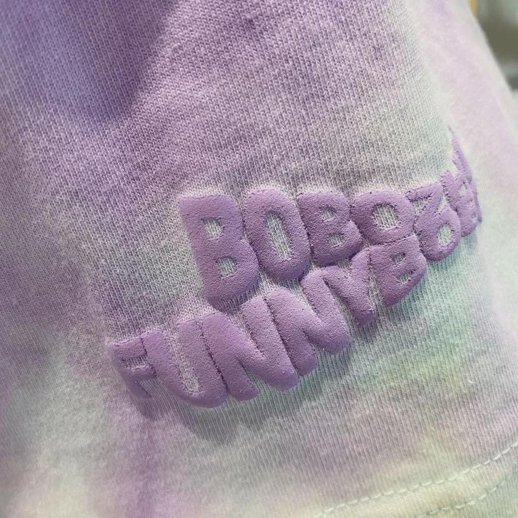 Dziecięcy Letni Kolorowy Zestaw T-Shirt z Krótkim Rękawem - Modny, Streetowy Styl dla Modnej Młodzieży