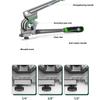 3 In 1 Tubing Bender 180 Degree 1/4 3/8 1/2 Inch OD Copper Aluminum Tube Bender for HVAC Refrigeration Repair Tube Bender