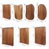 New Double-sided Use Wooden Cutting Board Portable Hanging Hole Fruit Cutting Board Durable Chopping Board Kitchen Tools