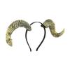 Sheep Horn Headband Exquisite Unique Funny Halloween Cosplay Party Horn Hair Hoop Accessory Photo Props