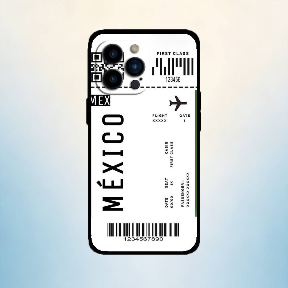 

AAA Funny World City Tourist Ticket Label Phone Case For iPhone 17,16,15,14,13,12,11 Plus,Pro Max,XS,Soft Silicone Black Cover iPhone17PRO
