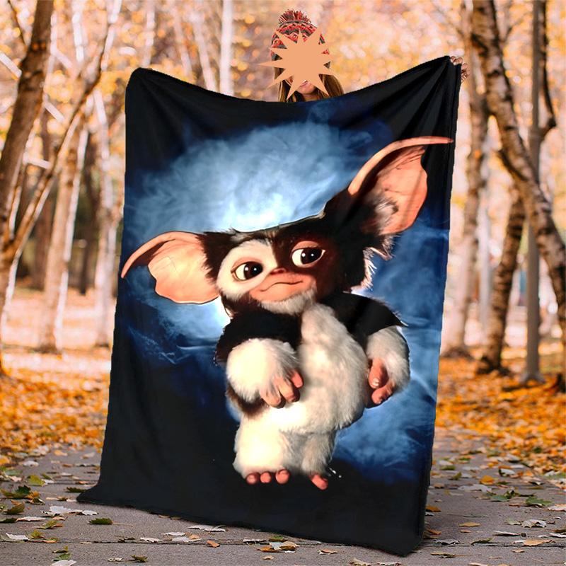 Gremlins Flannel Blanket Soft Warm All-Season Throw, Design for Camping, Car Travel, Hiking Sofa, Bed, Office Perfect Gift for Parties