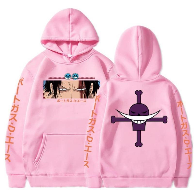 Ace, Anime Peripheral Print Sweater Spring And Autumn Men'S And Women'S Casual Long-Sleeved Hoodie Anime