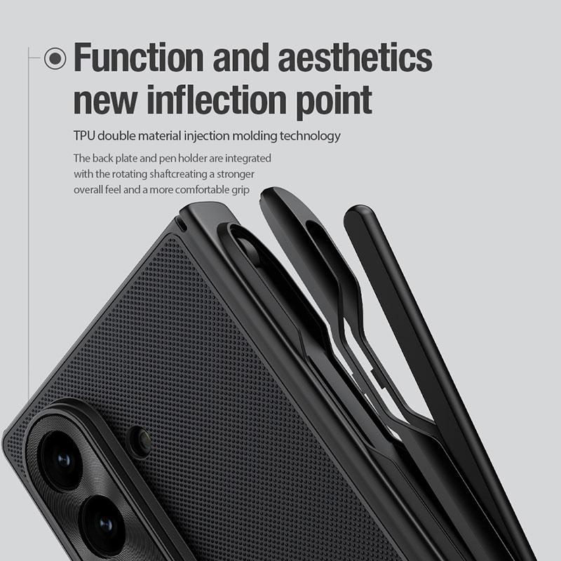 Nillkin for Samsung Galaxy Z Fold 7 Case Magnetic Suction SuperFrosted Protective Prop PC Hard Shell Fold with Lens Cover Bracket