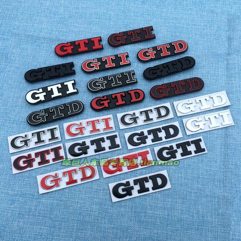 For VW VOLKSWAGEN 2026 New Metal GTI Logo Car Front Grille Emblem Badge for Volkswagen Polo Caddy Golf 4 5 6 8 Jetta Tiguan Tour