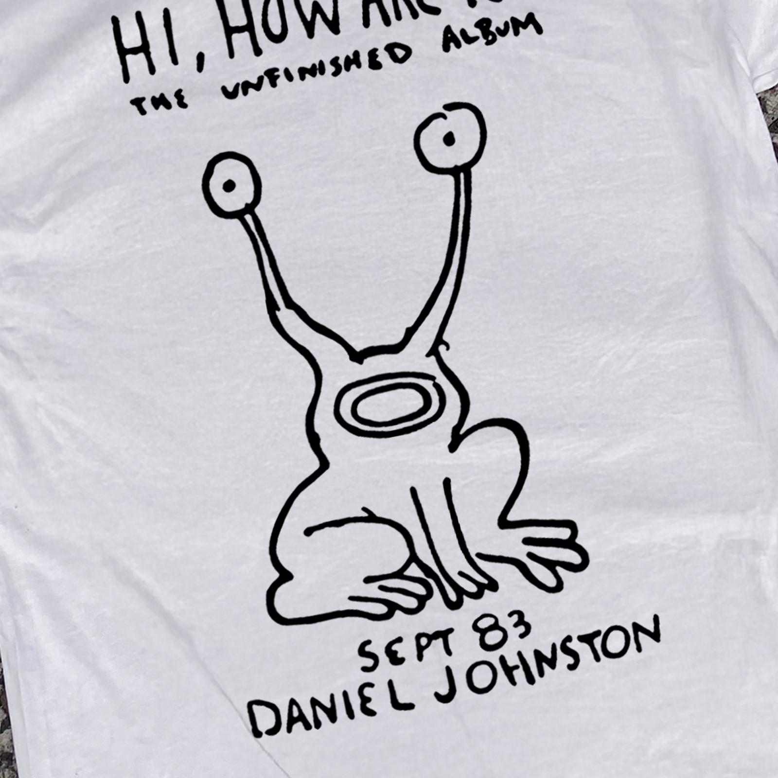 Daniel Johnston Hi, How Are You? Promo T-Shirt White XXL XL
