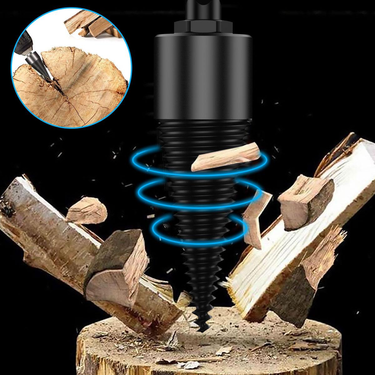 

32/42mm Wood Drill Bit Firewood Round/Hex/Square Shank Wood Cone Reamer Punch Driver Step Drill Bit Woodworking Tool 32mm square handle