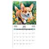 2026 Schneetag Corgi Wandkalender 12-Monats-Corgi-Hund-Themenkalender aus dickem Papier für Heim- und Bürodekoration, Heimdekoration, Zeitmanagement-Tool