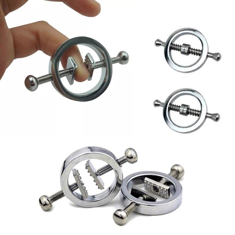 Spike Metall Nippelklemmen Verstellbare Brustclipgewichte Bondage Sex Produkte Sexy Tools Für Frauen Männer Homosexuell Nippelspielzeug Sex Shop