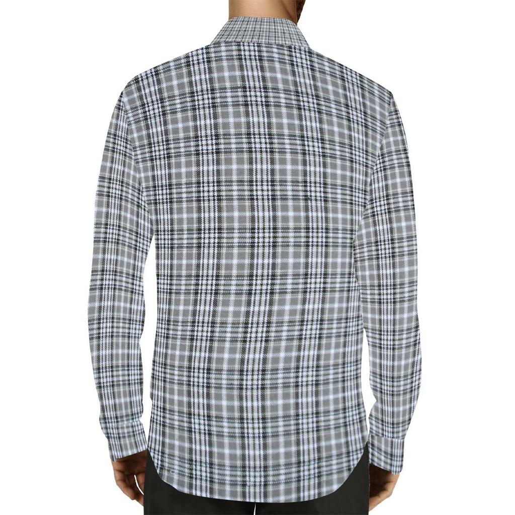 Bigreams Miękka tkanina koszulowa w kratkę z nieszytym wykończeniem w kolorze brzoskwiniowym