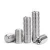 M3-M10 DIN913 Black Steel 304 Stainless Steel Hex Hexagon Socket Allen Flat Point Set Screw Grub Bolt Assortment Kit