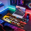 Custom Name Personalized Five Nights At Freddy's Pattern Mousepad, Laptop PC Desk Mat, Decorative Desk Mat for Home Keyboard Pad Gift