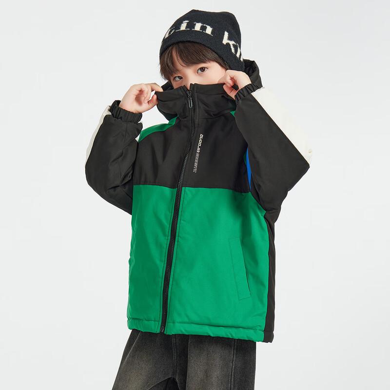 Boys Winter Color-Block Padded Jacket 110
