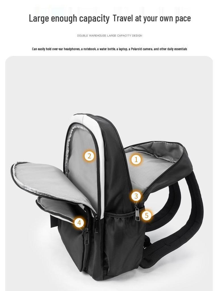 Spacious Backpack for Students of All Ages - Perfect for Elementary, Middle, and High School, Great for Class and Commuting