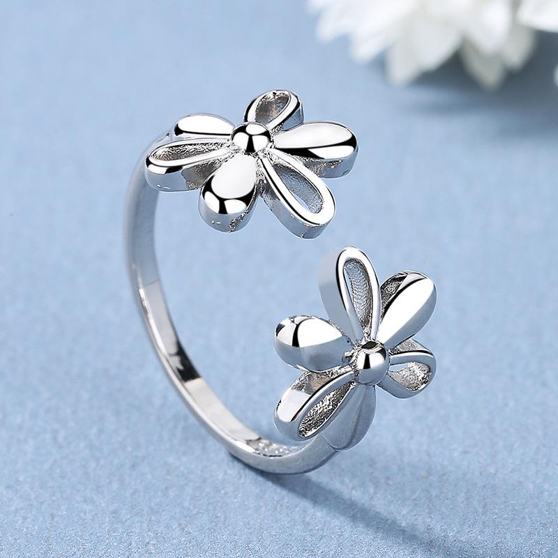 2022 Women's Flower Open Ring - Blogger Style with Girlish Charm