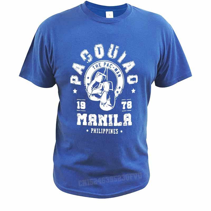 Manny Pacquiao T-Shirts Professioneller Boxer T-Shirts Herren Damen Bequem Valentinstag Baumwolle Camiseta Oversized Camisas