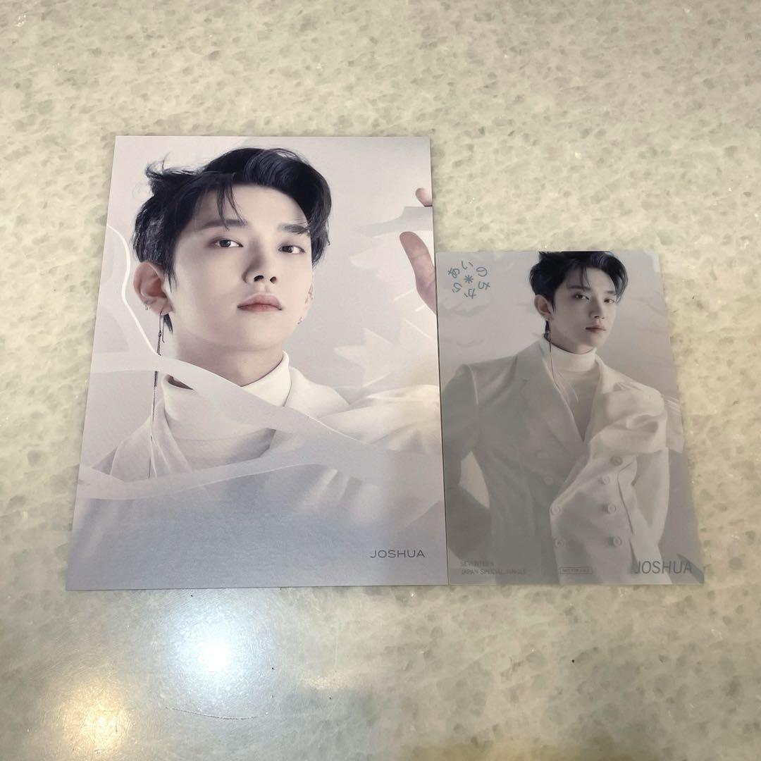 

[USED] SEVENTEEN Joshua Ainochikara Flyer Clear Postcard