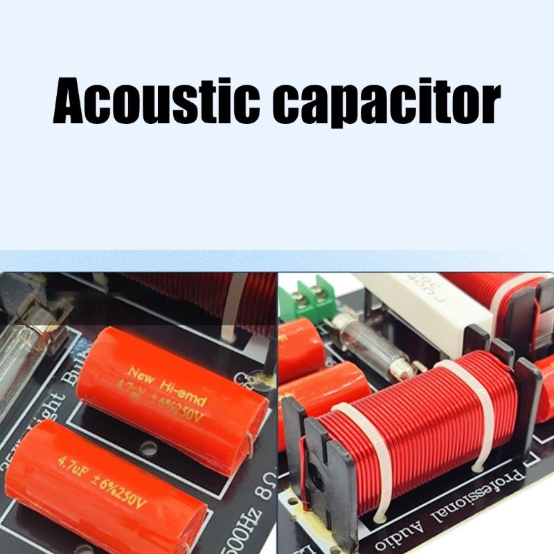 HiFi Sound Speaker Crossovers Filters, 2 Way Treble/Bass DIY Frequency Dividers for HiFi Sound Systems