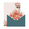 Wedding Birthday Party Letter Pad Flowers Envelope Writing Paper Greeting Card Letter Paper