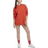 Adidas Solid Color Sweatshirt Women's Orange Red HR2199