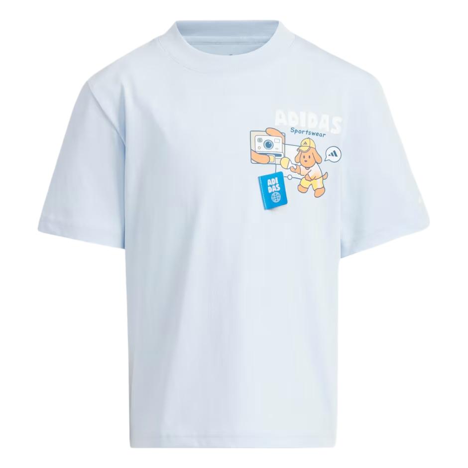 

Adidas Logo Print Short Sleeve T-Shirt Kids tops KS8218 A104