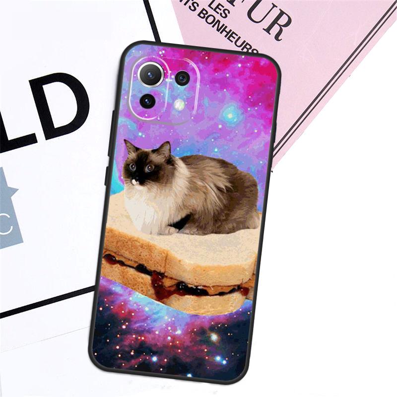 Cat In Space Case For Xiaomi 17 Pro Max 14 15 Ultra 13T 14T 15T Pro POCO F8 F7 F5 F6 X5 X6 X7 Pro Cover